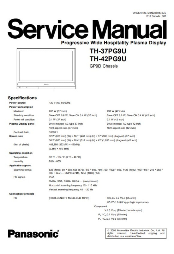 GP9D_TH-37PG9U, TH-42PG9U